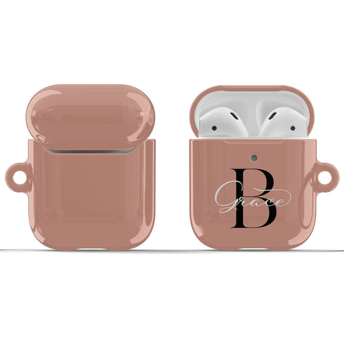 Monogram Personalized Solid AirPods Case
